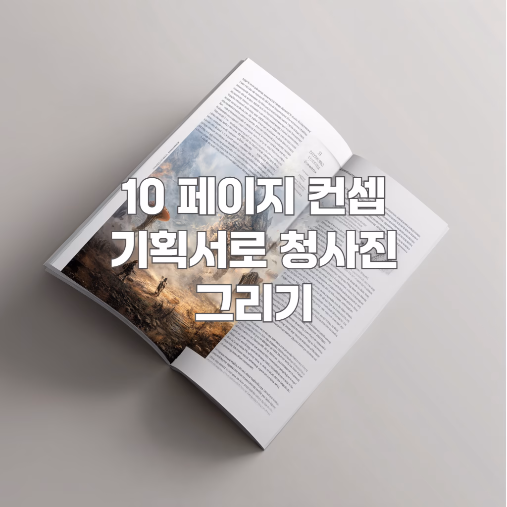 10 페이지 컨셉 기획서로 청사진 그리기