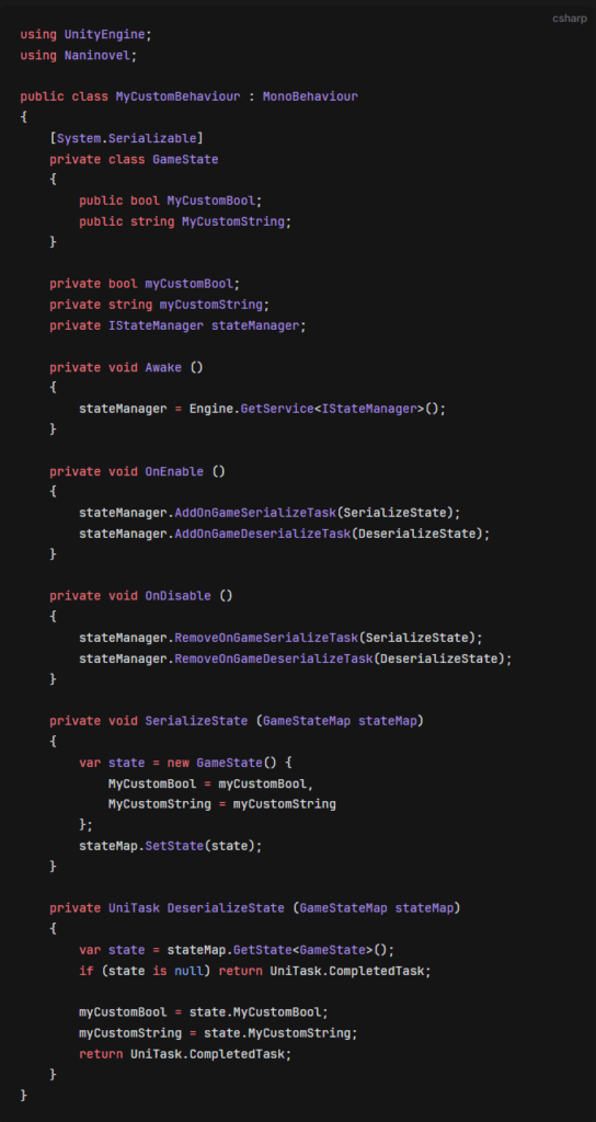 나니노벨 State Management - 커스텀 상태