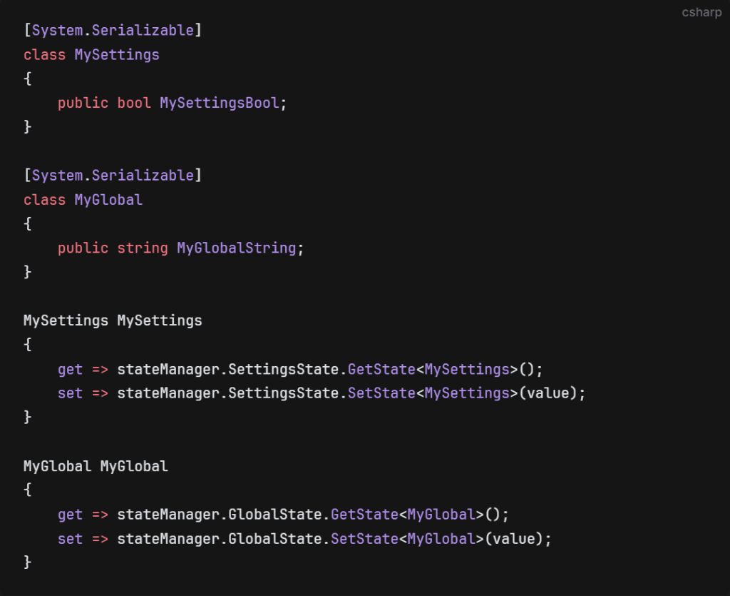 나니노벨 State Management - MySettingsBool