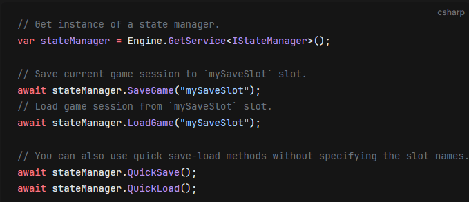 나니노벨 State Management - stateManager
