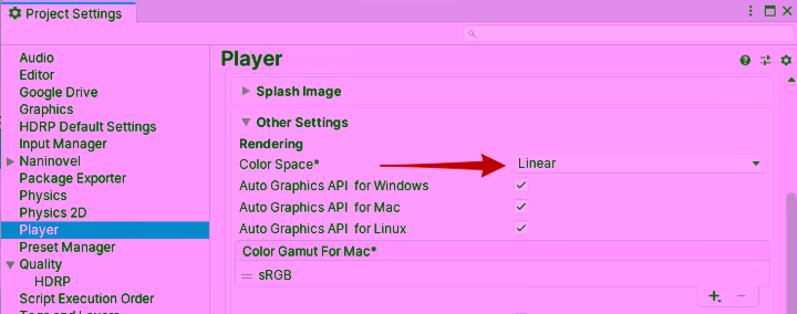 나니노벨 Render Pipelines - 설치 2