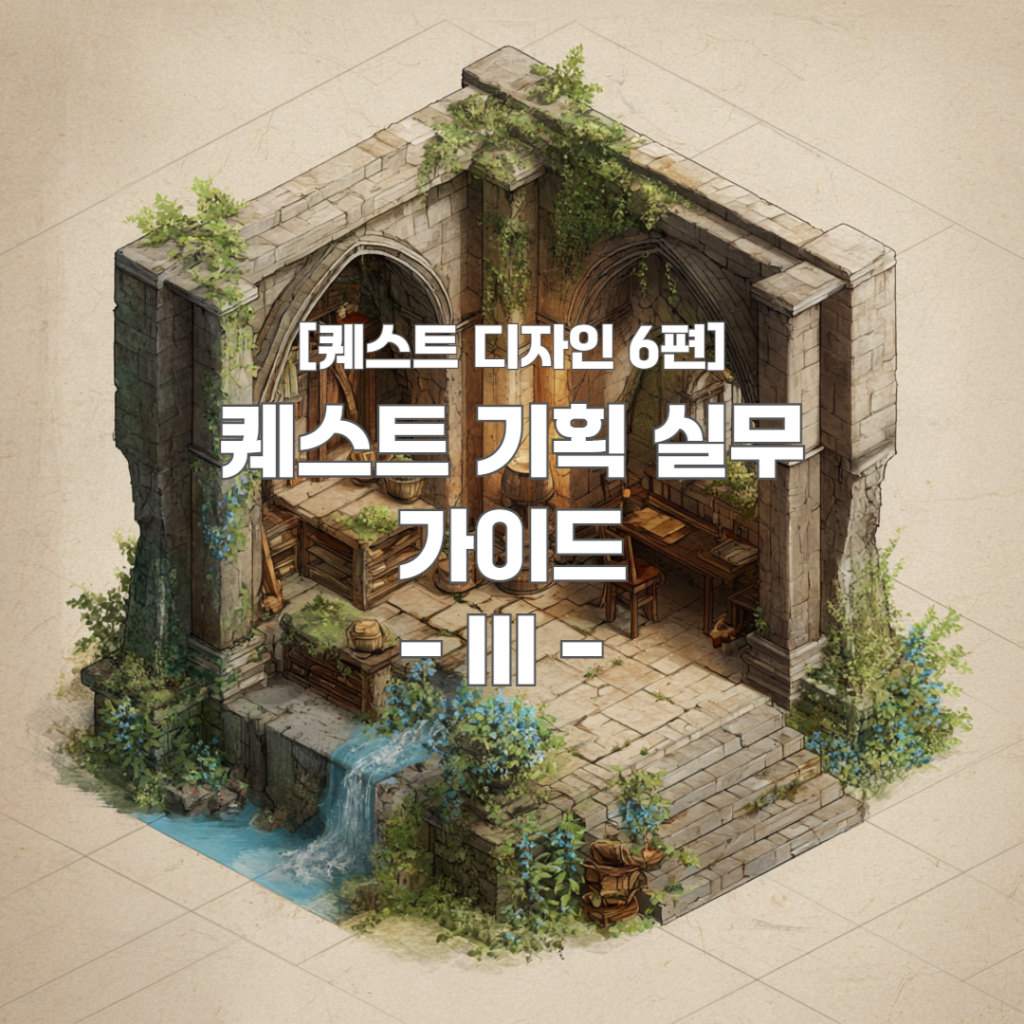 [퀘스트 디자인 6편] - 퀘스트 기획 실무 가이드 III - 표지