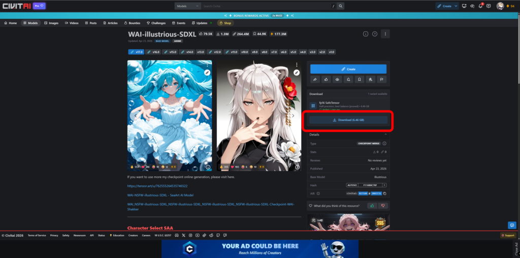 WAI-Illustrious-SDXL 메인 페이지 2