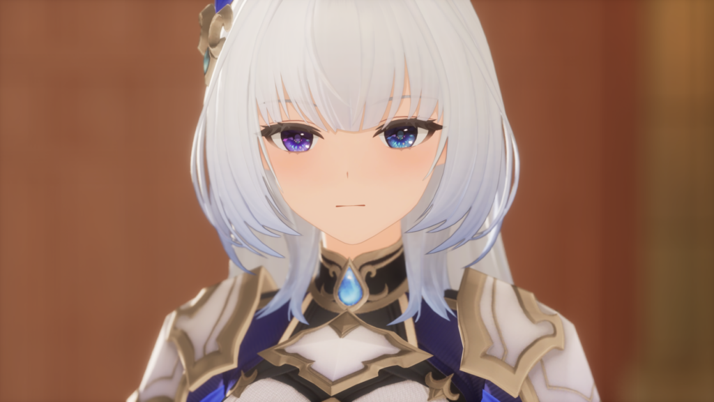 오필리아 정면 샷 클로즈업