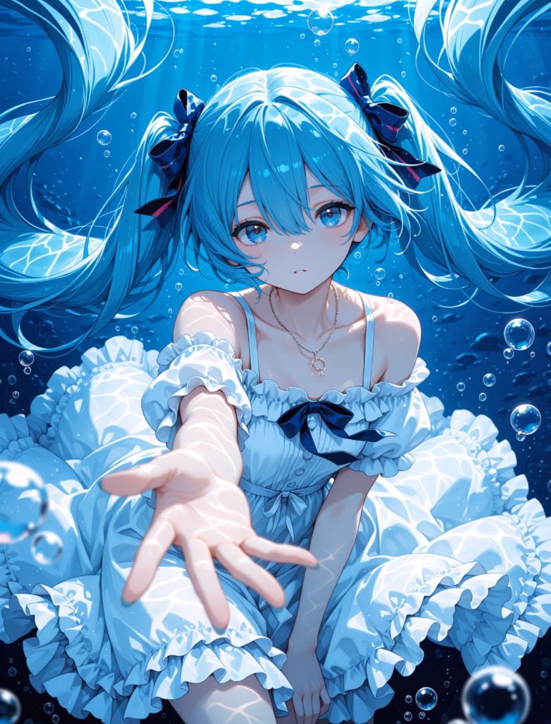 물 속의 미쿠 - 커스텀 버전